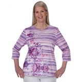 Silverts SV22060 Womens Lace-Neck Open-Back Top with Beading