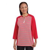 Silverts SV22540 Womens Adaptive Open Back Top with Zippered