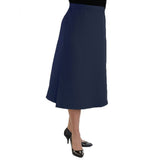 Silverts SV23010 Womens Wrap Skirt-Navy-Large