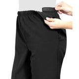 Silverts SV23050 Womens Easy Access Pants-Black-Extra Large