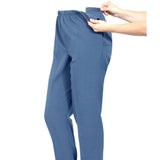 Silverts SV23050 Womens Easy Access Pants-Chambray-Large