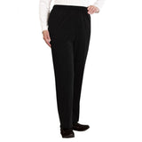 Silverts SV23110 Soft Knit Wheelchair Pants For Women-Black-Extra Large