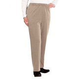 Silverts SV23110 Soft Knit Wheelchair Pants For Women-Taupe-Large