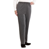 Silverts SV23110 Soft Knit Wheelchair Pants For Women-Charcoal-Extra Large