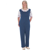 Silverts SV23320 Adaptive Alzheimers Antistrip Suit For Women-Chambray-Large