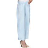 Silverts SV23340 Wheelchair Capri Pants-Powder Blue-Extra Large