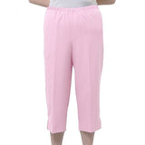 Silverts SV23340 Wheelchair Capri Pants-Pink-Large