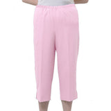 Silverts SV23340 Wheelchair Capri Pants-Pink-Extra Large