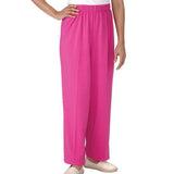 Silverts SV23380 Stretch Wheelchair Pants For Women-Rose-Medium