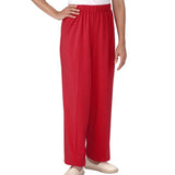 Silverts SV23380 Stretch Wheelchair Pants For Women-Red-Large