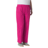 Silverts SV23480 Womens Easy Access Cotton Pants-Magenta-Large