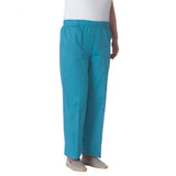 Silverts SV23480 Womens Easy Access Cotton Pants-Peacock-Small