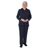 Silverts SV24540 Womens Adaptive Two Piece Set-Navy-Extra Large