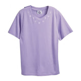 Silverts SV24710 Womens Soft Embroidered Adaptive Top-Mauve-Small