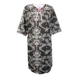 Silverts SV26000 Pretty Cotton Hospital Gown With Snaps-Perfect Paisley-Large