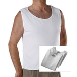 Silverts SV28045 3 Pack Mens Adaptive Undervests-Adaptive Underwear-White-Small