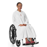 Silverts SV30200 Mens & Womens Terry Shower Bath Cape-White-One