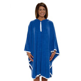 Silverts SV30200 Mens & Womens Terry Shower Bath Cape-Cobalt-One