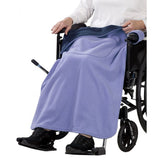 Silverts SV30210 Womenss Wheelchair Blanket Cover-Steel Blue/Navy-One