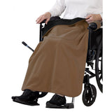 Silverts SV30210 Womenss Wheelchair Blanket Cover-Taupe/Black-One