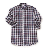 Silverts SV40000 Magnetic Buttons Dress Shirt For Men-Arthritis-Wine Check-Large