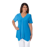 Silverts SV41120 Easy Self Dressing Fashion Top Great For Arthritis-Peacock-Med