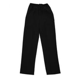 Silverts SV50220 Wheelchair Gabardine Pants For Men-Black-Large