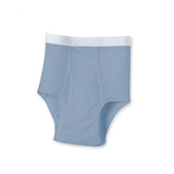 Silverts SV50250 Mens Conventional Cotton Briefs-Blue-Extra Large