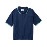 Silverts SV50710 Handsome Adaptive Polo Shirt Tops-Navy-Large