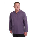 Silverts SV50780 Mens Adaptive Open Back Polo Shirt-Grape-Large