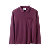 Silverts SV50780 Mens Adaptive Open Back Polo Shirt-Amethyst-Extra Large