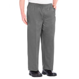 Silverts SV50790 Regular Mens Cotton Elastic Waist Pant-Grey-Large