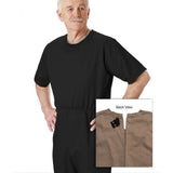 Silverts SV50830 Mens Dementia Alzheimers Anti Strip Jumpsuit-Black-Extra Large