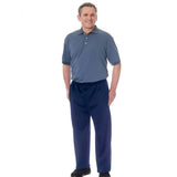 Silverts SV50880 Mens Dementia Alzheimers Jumpsuit-Onesie-Steel/Navy-Large