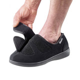 Silverts SV51090 Mens Stretchable Comfort Hugster Shoe/Slipper-Black-10