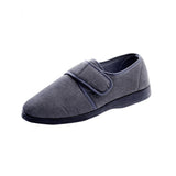 Silverts SV51130 Mens Wide Adjustable Slippers-Navy-10