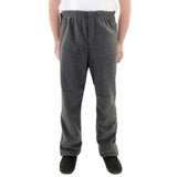 Silverts SV51820 Mens Polar Fleece Wheelchair Pants-Grey-Large