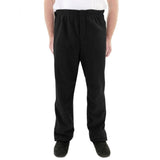 Silverts SV51820 Mens Polar Fleece Wheelchair Pants-Black-Medium