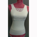 Softee ATLWL583 Softee Roo Post Surgical Camisole w/ Lace-Large