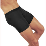 Solidea 0300A5 Active Massage 15mmHg Mens Boxer Brief-Black-Large