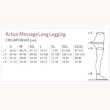 Solidea 0355A5 Silver Wave Long Advanced Micro Massage Legging-Lg-Smoke