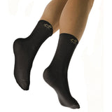 Solidea 0443A5 Active Speedy Advanced Micro Massage Mid-Calf Socks-Lg-Blk