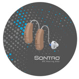 Sontro OTC Hearing Aids Behind the Ear for Seniors & Adults-Beige