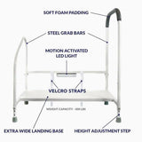 Step2Bed Bedside Safety Step with Motion Activated LED Light