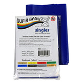 Sup-R Band 10-6304 Latex Free Exercise Band-5 Foot Strip-Blue-Heavy