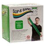 Sup-R Band 10-6323 Latex Free Exercise Band-50 Yard Roll-Green-Medium