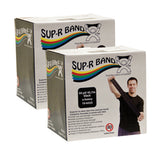 Sup-R Band 10-6335 Latex Free Exercise Band-Twin-Pak-100 Yards-Black