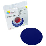 Tenura 753721402 Silicone Non-Slip Round Coaster-Blue-5.5" Diameter