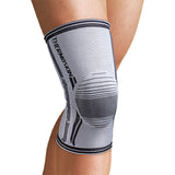 Thermoskin Dynamic Compression Knee Stabilizer-Gray-Extra Large