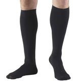 Truform 1942 Mens Knee High Dress Sock-8-15 Gradient-Large-Black